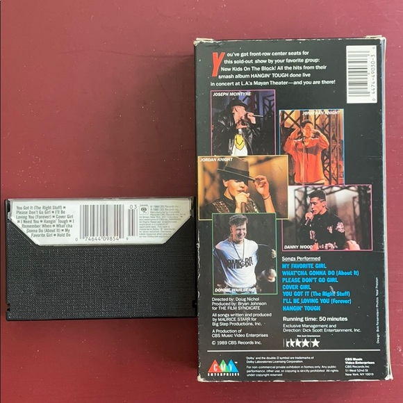 NKOTB Hangin Tough cassette And VHS - Picture 2 of 4